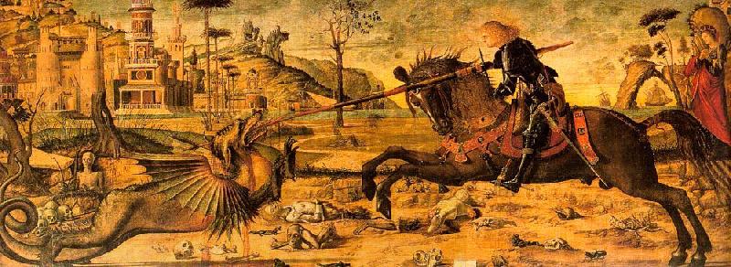 Vittore Carpaccio St.George the Dragon oil painting picture